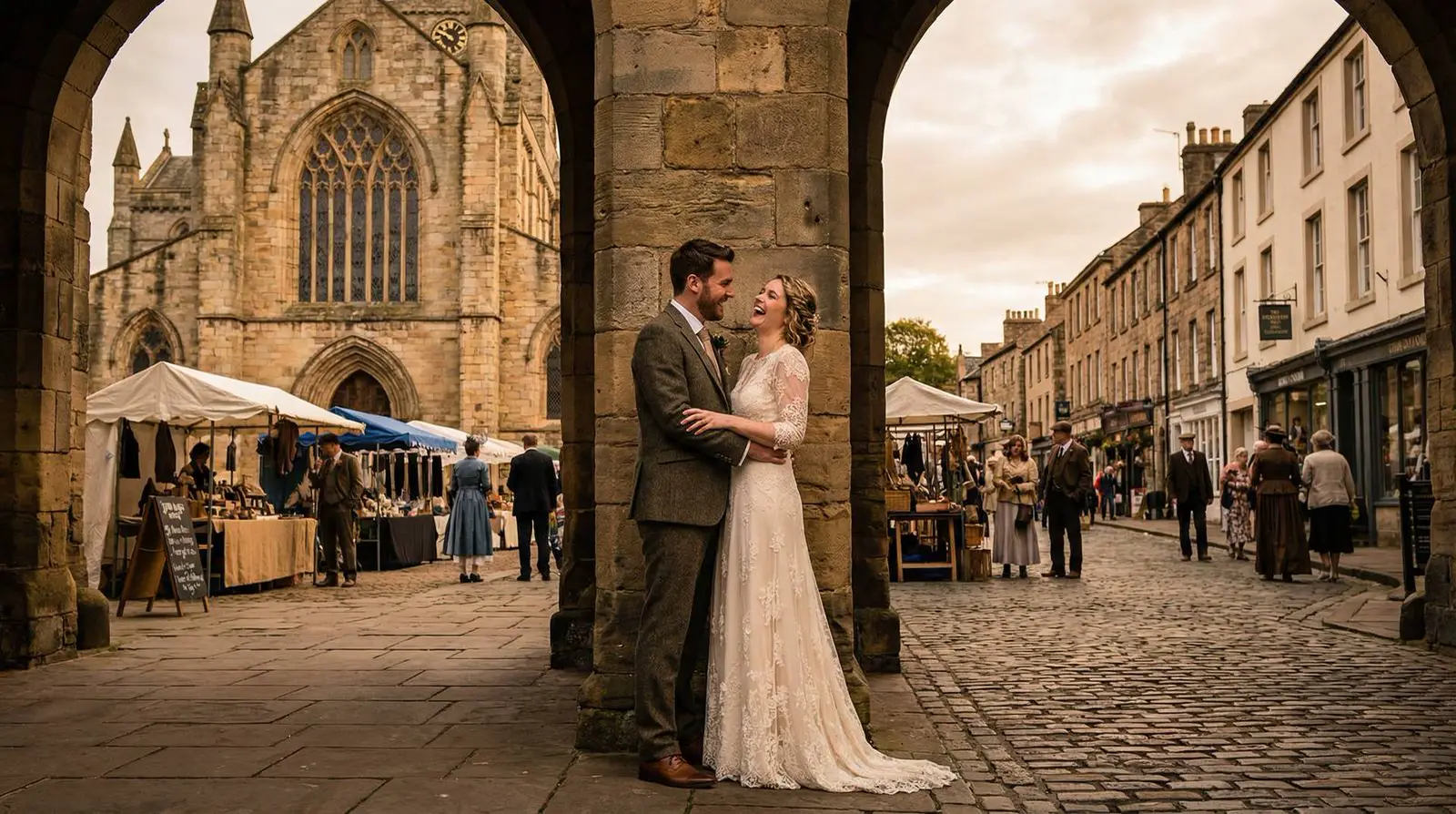 Example image: a couple, Hexham