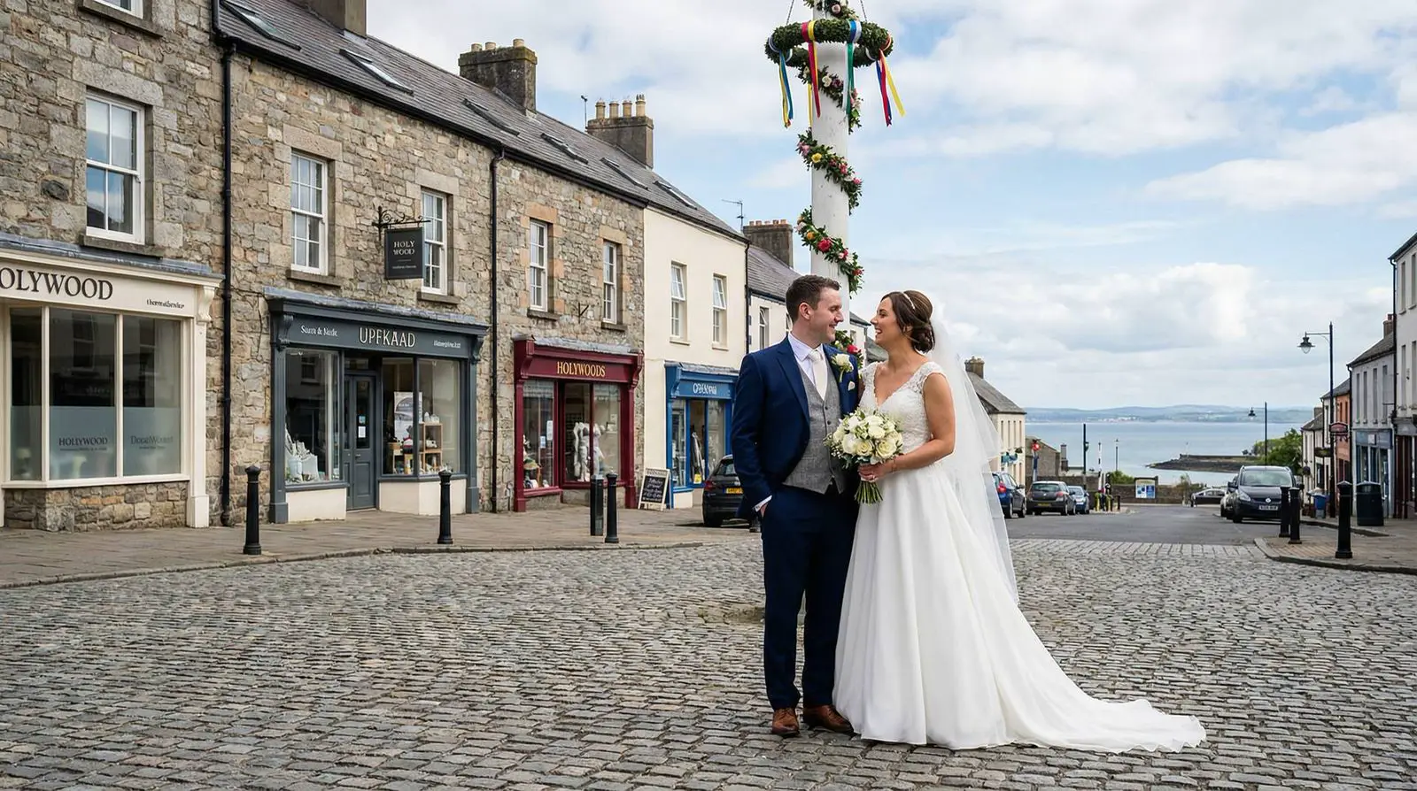 Example image: a couple, Holywood