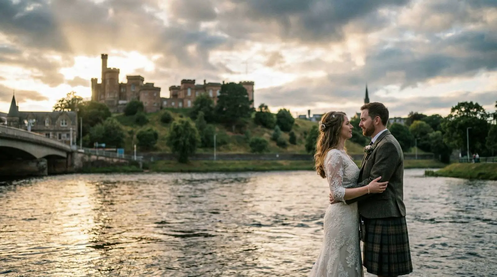 Example image: a couple, Highland