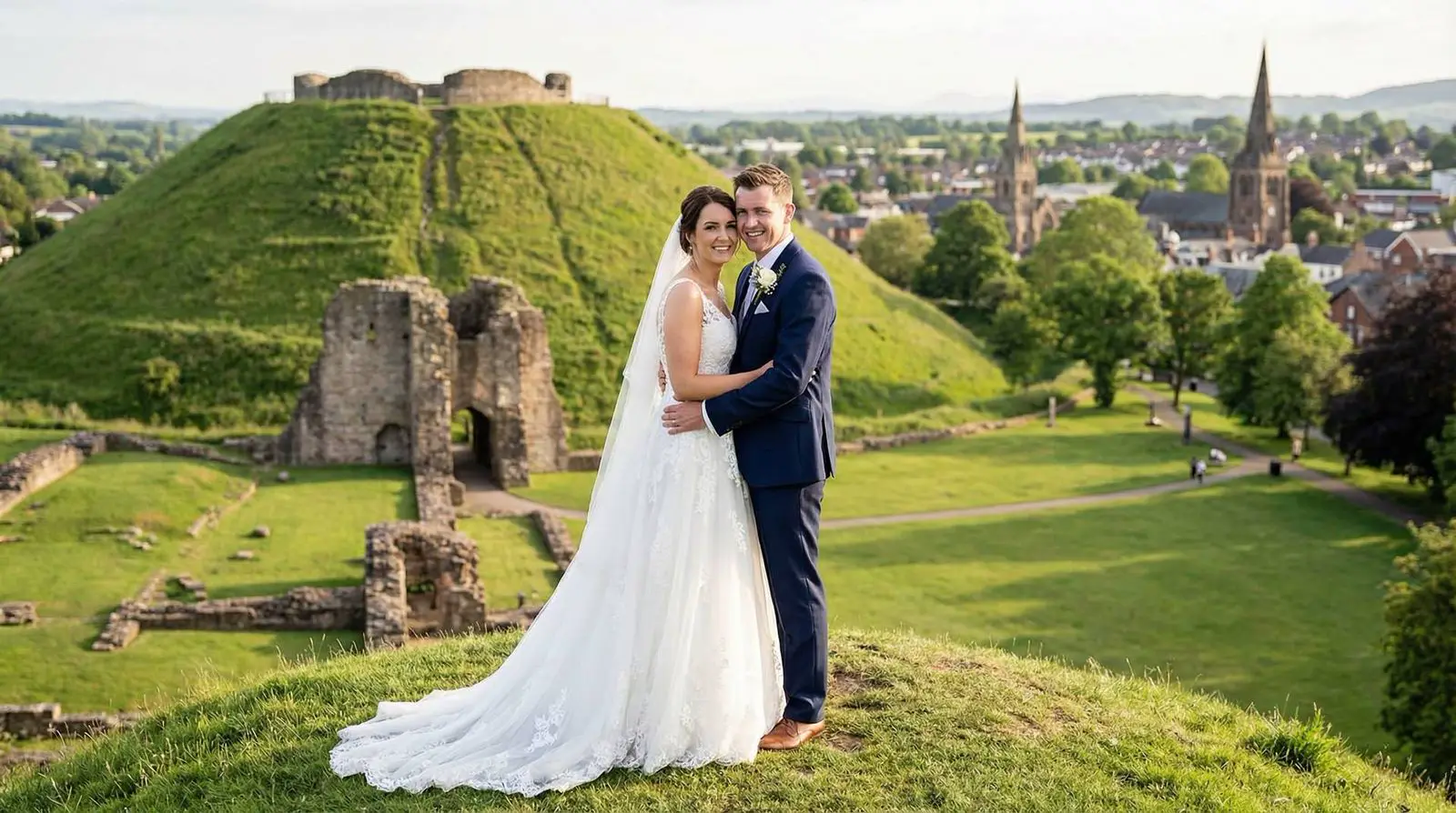 Example image: a couple, Flintshire