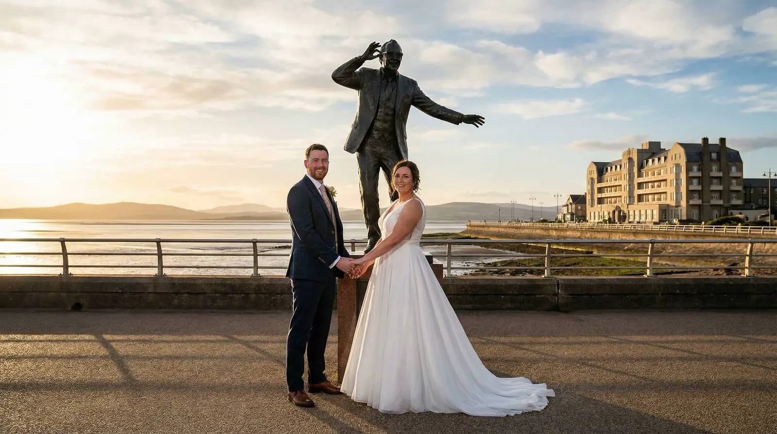 Example image: a couple, Morecambe