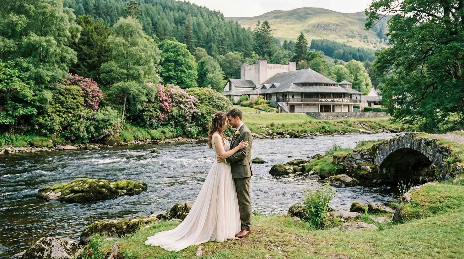 Example image: a couple, Pitlochry