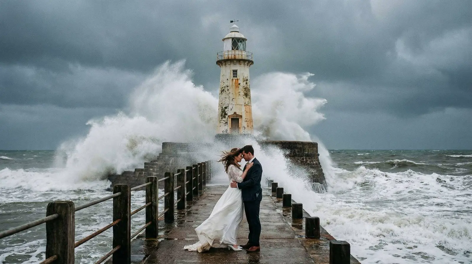 Example image: a couple, Porthcawl