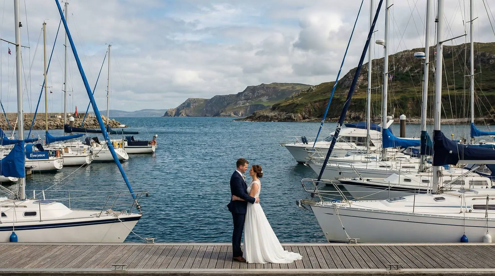 Example image: a couple, Pwllheli