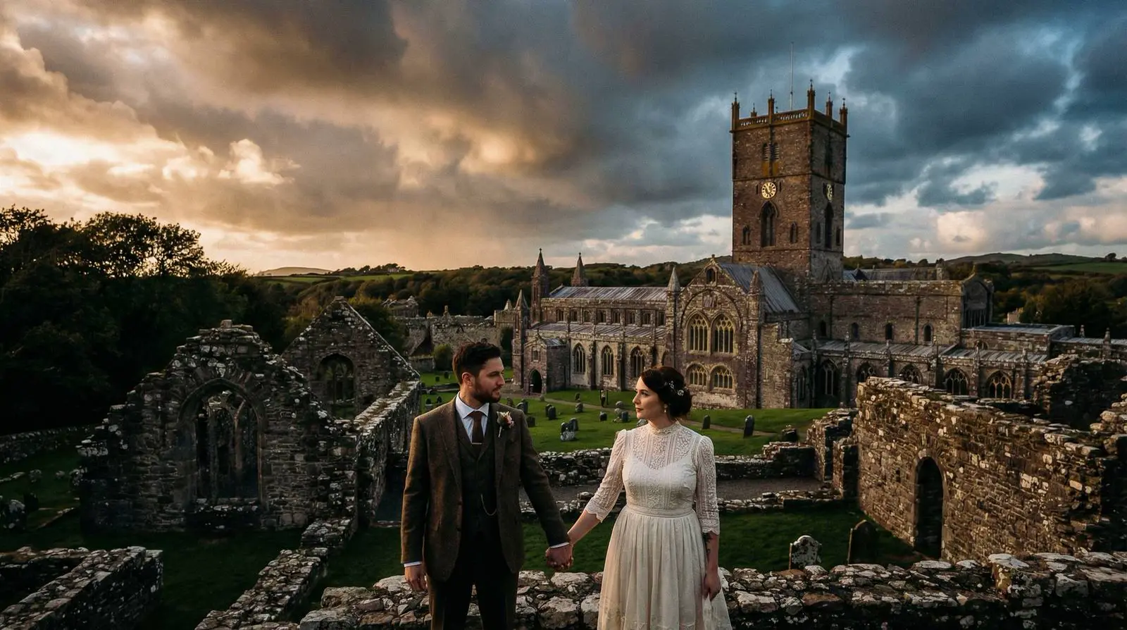 Example image: a couple, St Davids